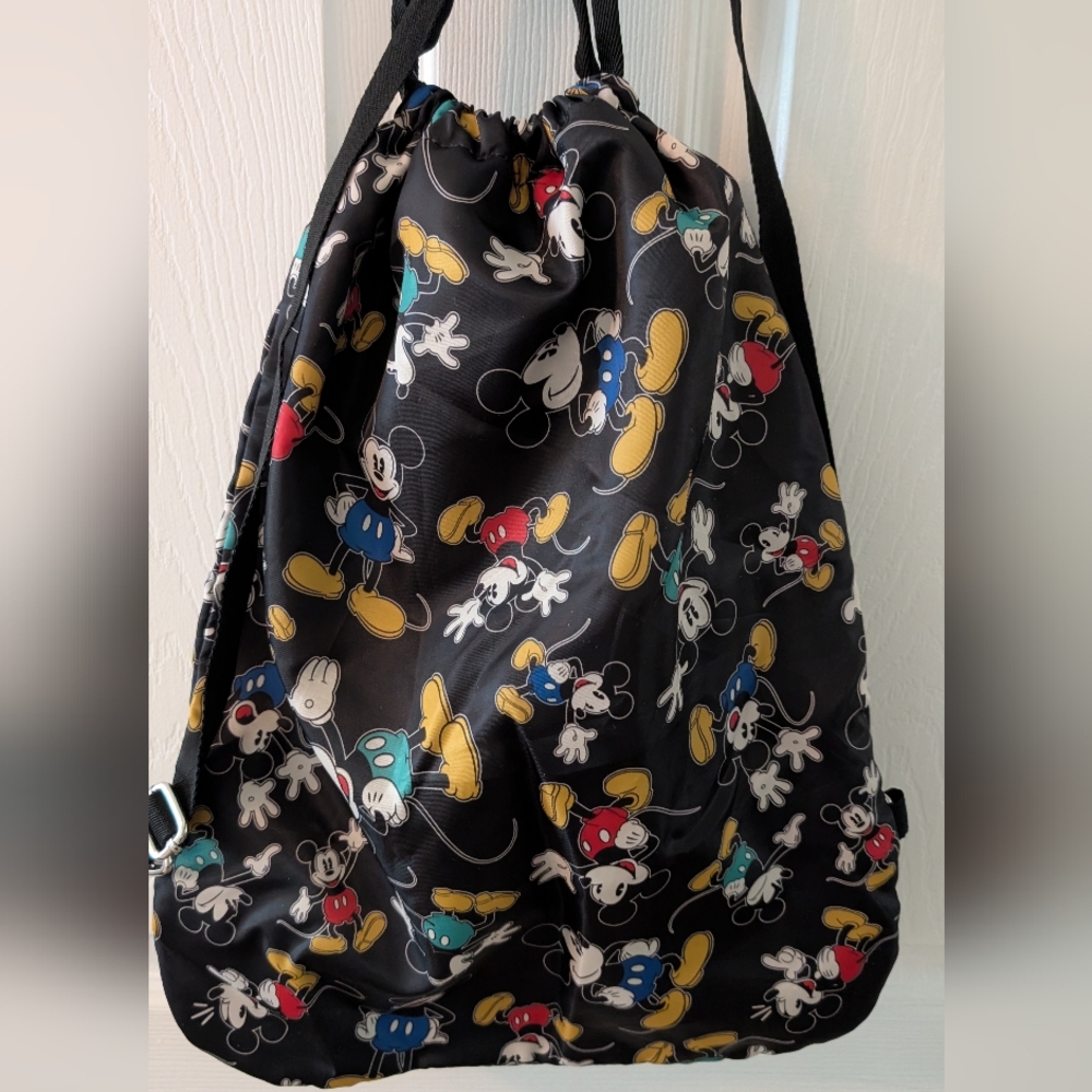 Disneyland Resort Women's Mickey Mouse Drawstring Backpack - Black - Picture 3 of 4